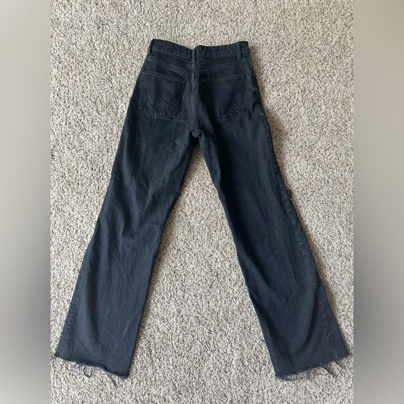 Ripped wide leg jeans-size 6 - Picture 3 of 6